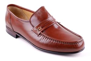 Loafers Lädersula Brun