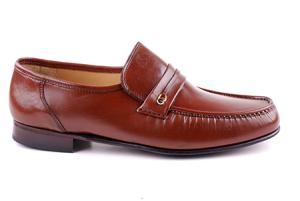 Loafers Lädersula Brun