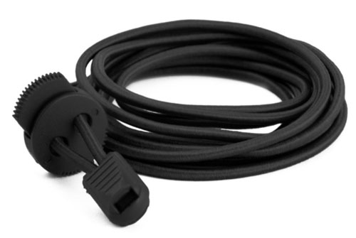 Elastisk Skosnöre Svart