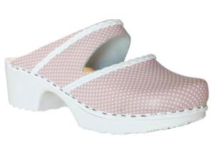 Charlotte Mjuktoffel Pink/White