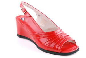 Pavone Kilklack Sandalett Röd