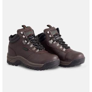 Propét Cliff Walker Men's Boot i mörkbrun, sidovy, storlekar 49-51, vattentät känga