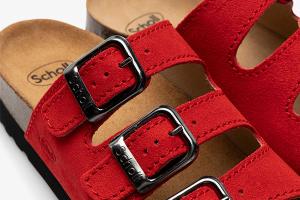 Scholl Rio Ergonomiska Damsandaler Röd