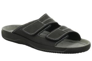 Rohde Herrsandaler i Nubuck Svart