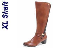 Stövlar XL Skaft Cognac