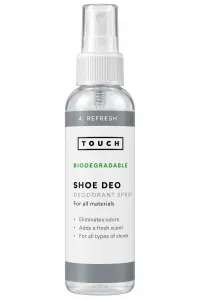 TOUCH Shoe Deo skodeodorant som motverkar dålig lukt och ger fräsch doft. Biologiskt nedbrytbar spray för alla typer av skor.