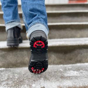 Ilves Björkliden Broddkänga i läder med äkta lammpäls