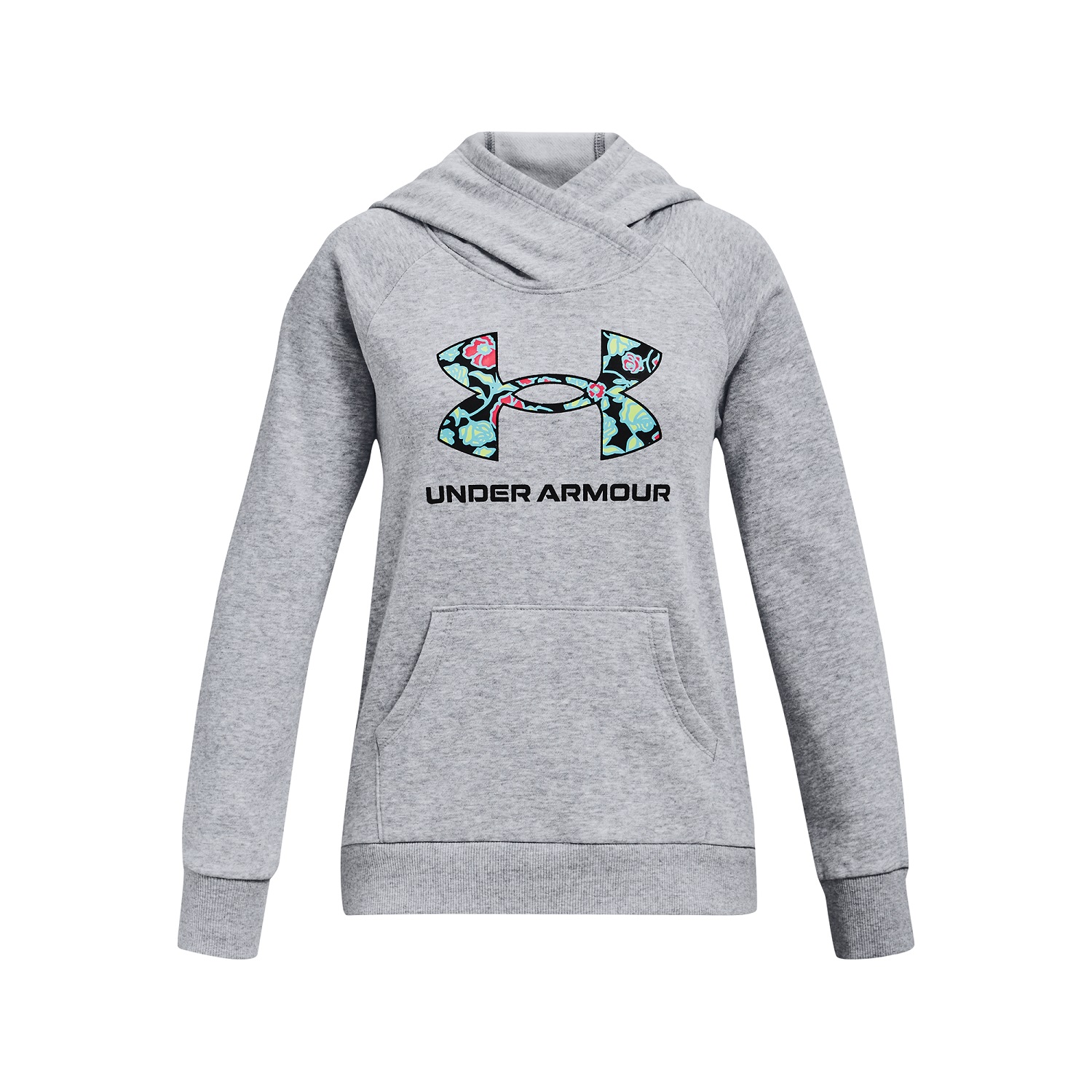 Under Armour Girls' UA Rival Fleece Core Logo Hoodie
