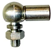 Vinkelkulled M10, M10-gänga, Byggmått: 36 mm