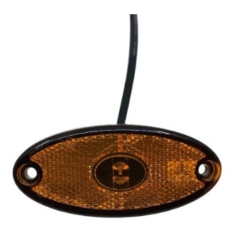 Sidomark.lykta Aspöck Flatpoint II, LED 12V