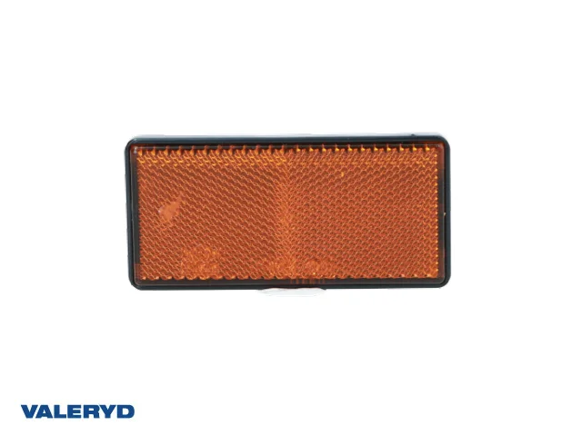 Rektangulär reflex Radex självhäftande orange 103x51 mm