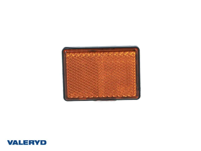 Rektangulär reflex Radex självhäftande orange 63x51 mm