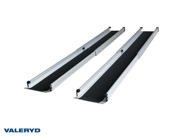 Lastramp aluminium 1830x189mm, vikbar: 985mm, 272 Kg/par (2-pack)