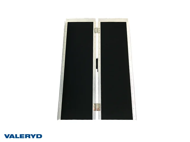 Lastramp aluminium 920x720x50mm, vikbar: 920x360x80mm, 272 Kg