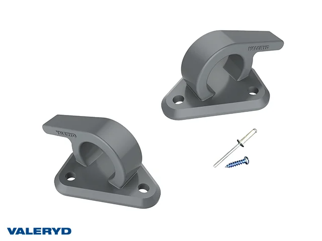 Fästkrok till lastnät med skruv (10-pack)