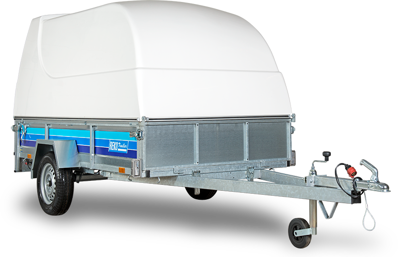 Reko med glasfiberkåpa 283x135 bromsad 1000kg