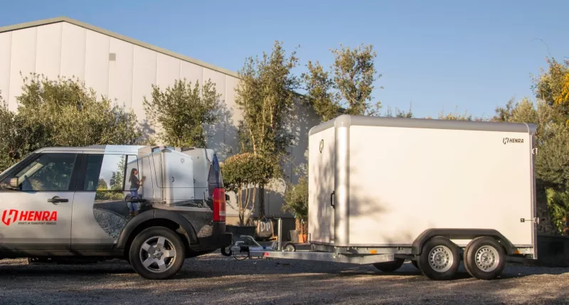 Hyra Skåpsläp 1300kg  365x158x190