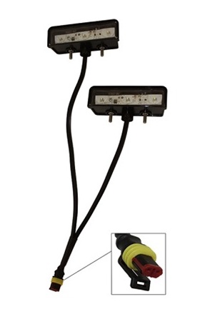 Skyltlykta Radex 807, LED 12V (x2)