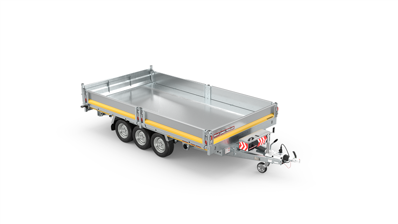 Tipper 526 - 3.6m x 2.0m, 3500kg, 3 Axle, 12" Wheels