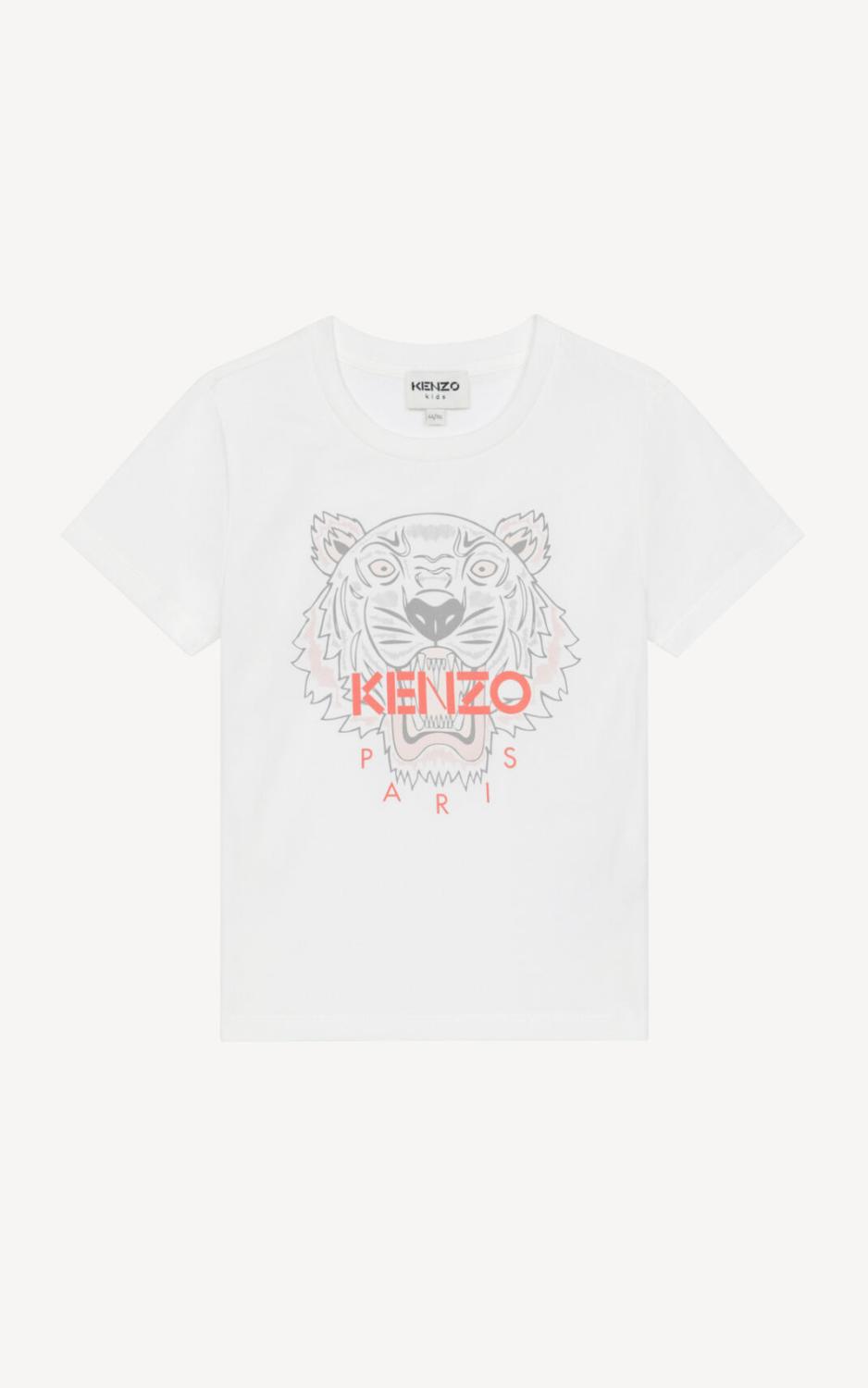 KENZO T-SHIRT TIGER WHITE K15486