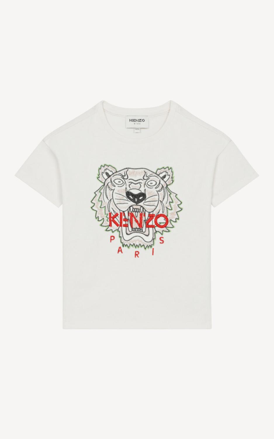 KENZO T-SHIRT TIGER OFF K15497