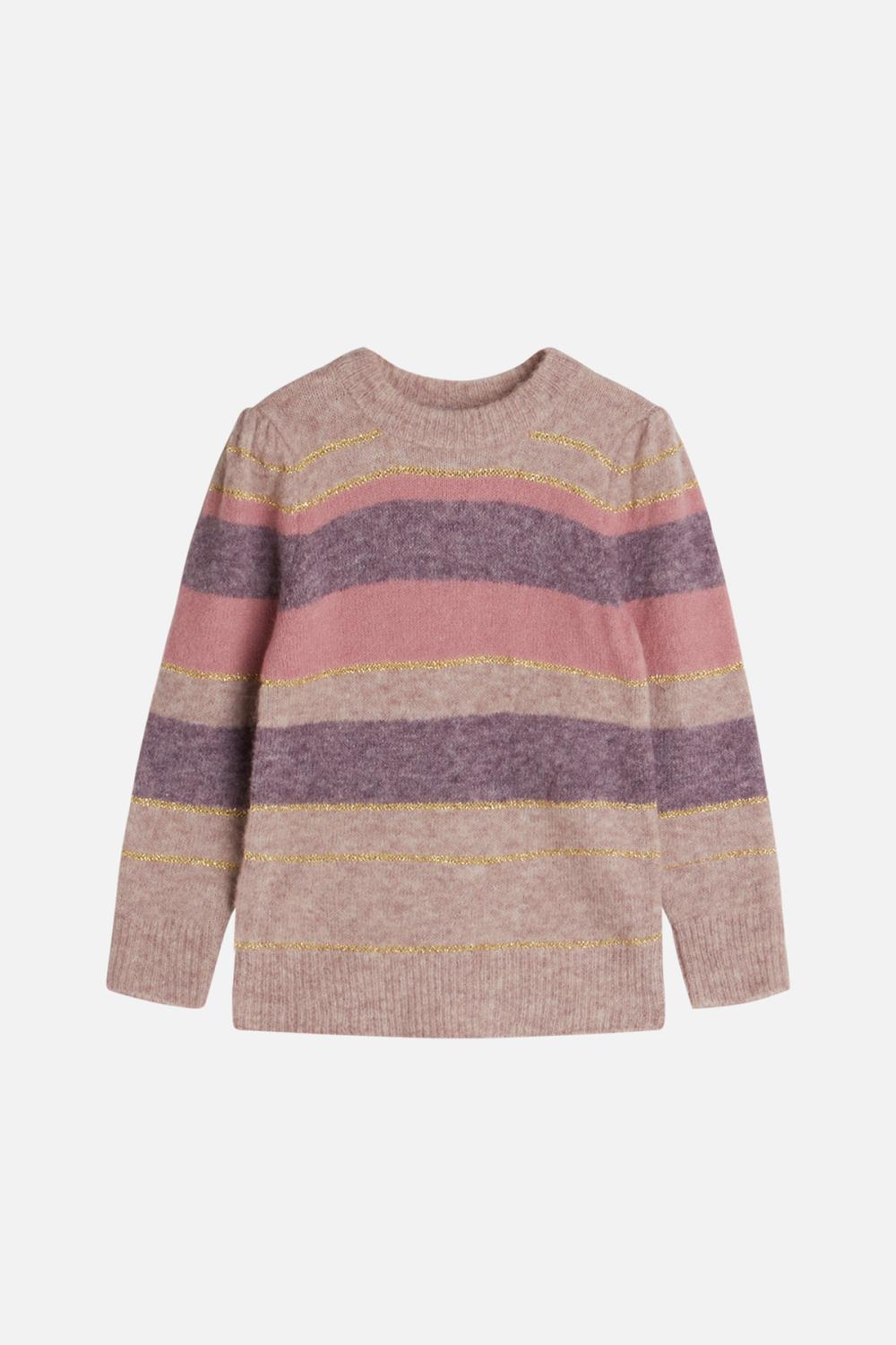 CLAIRE ST.PULLOVER PERNILLE PLUM