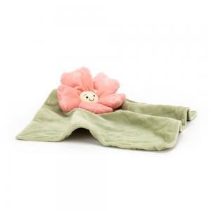 JELLYCAT SNUTTIS FLEURY PETUNIA SOOTHER PINK