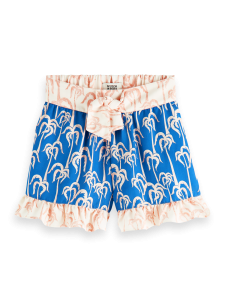 SCOTCH MID WAIST ALL OVER PRINTED SHORTS