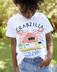 JOULES T-SHIRT 216999 WHITE