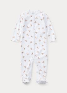 POLO BEAR COVERAL ONE PIECE BEAR PINK
