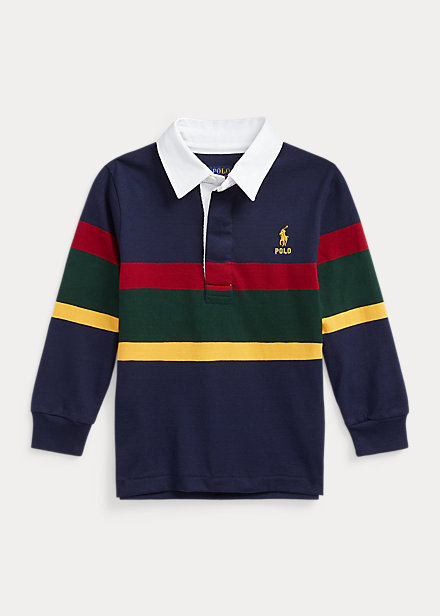 POLO LS RUGBY SHIRT 321883317001 NAVY