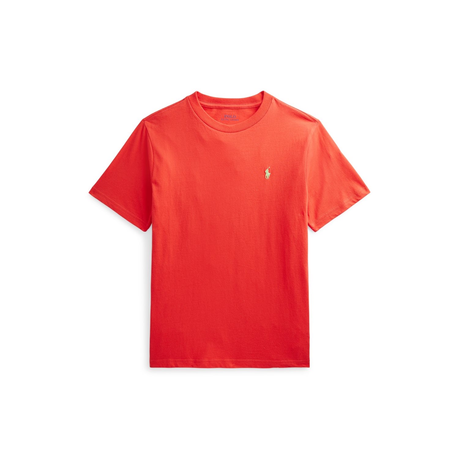 POLO SS CN-TOPS T.SHIRT BAS RED