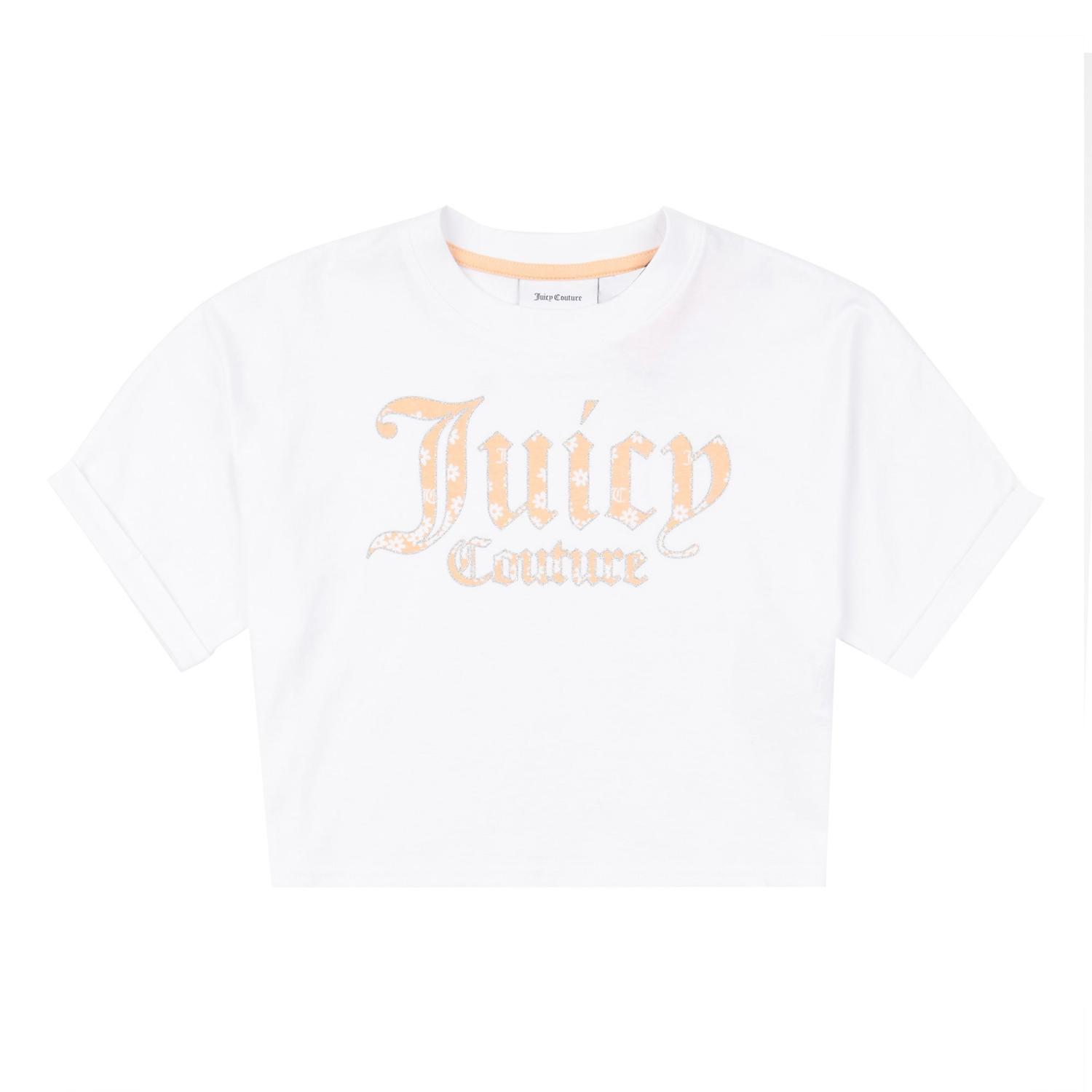 JUICY COUTURE ARTWORK TEE BRIGHT WHITE