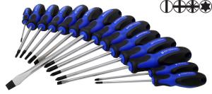 skruvmejselsats spår/Ph/Pz/Torx 14 delar.