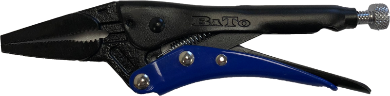 BATO Svetstång/hålltång lång nos LN 6" 150mm. Gap 0-52mm. Spets med trådklämma