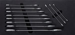 fast skruvnyclelsats dubbla 11 delar