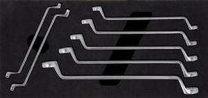 ringnyckel dubbel krökta 75° 7 delar