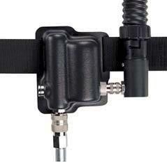 Air CA tryckluftsregulator med bälte för ESAB svetshjälmar