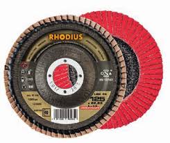 Lamellrondell 125 Rhodius Ceramicon stål/rf