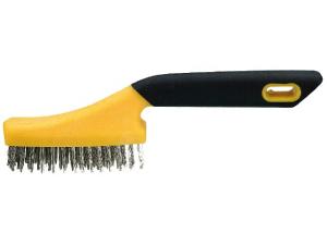 Kratsborste, ergonomisk rostfri tråd