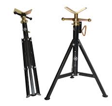 Rörstöd med v-huvud ihopfällbar