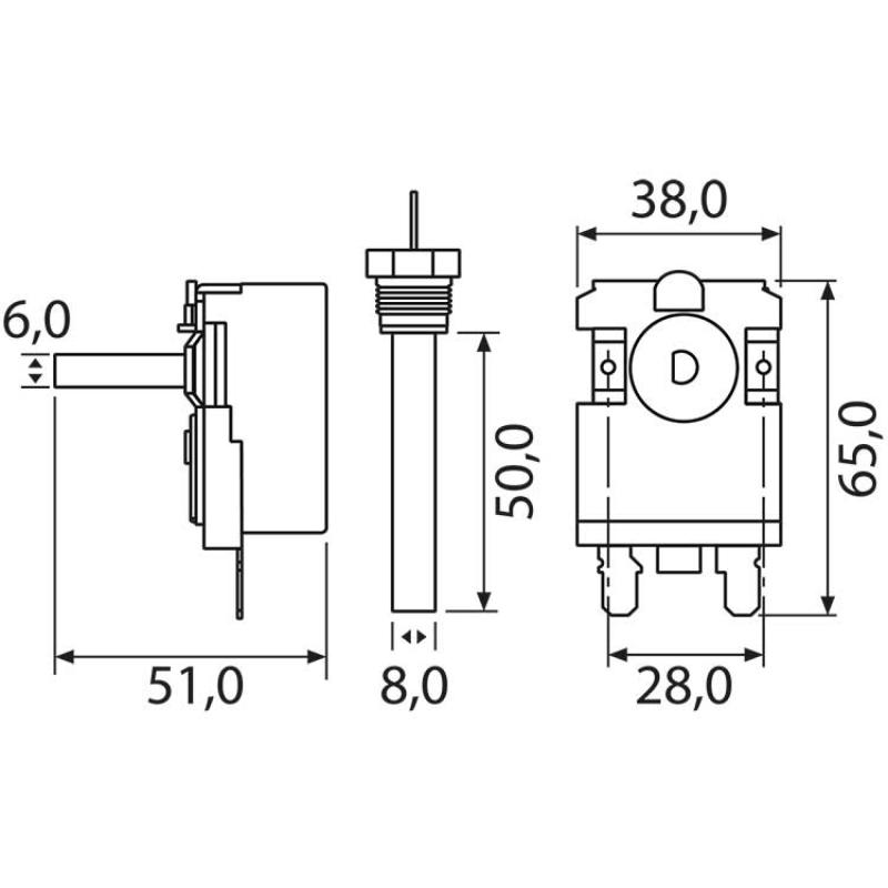 Termostat Emerson 716R-1536