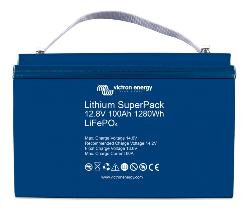 Victron - Lithium SuperPack 12,8V/100Ah (M8) High Current