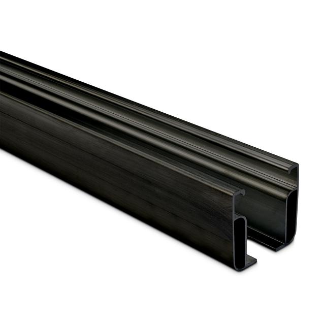 Novotegra - C-skena - C47 - 2,20 m x 47 mm, svart