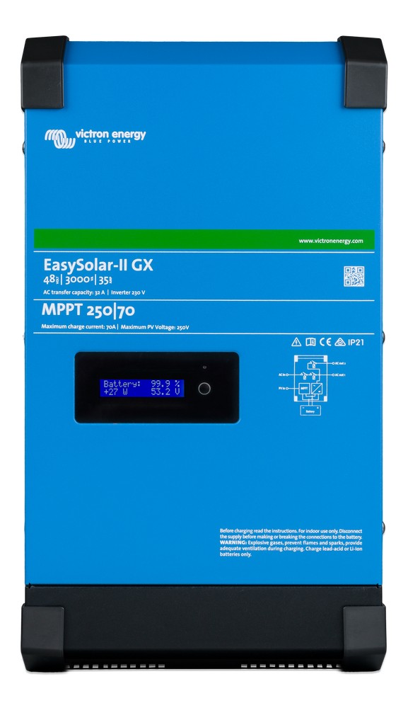 Offgridpaket - Victron EasySolar II 24V / 1,90kWp / 3,0Va / 12,72kWh