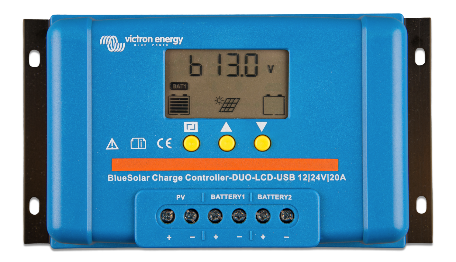 Victron - BlueSolar PWM DUO-LCD&USB 12/24V-20A