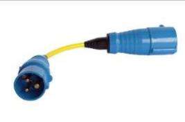 Victron - Adapter Cord 16A to 32A/250V-CEE Plug 16A/CEE Coupling 32A