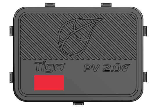 Tigo - TS4-S (Röd) Panelavstängning Modul/Lock