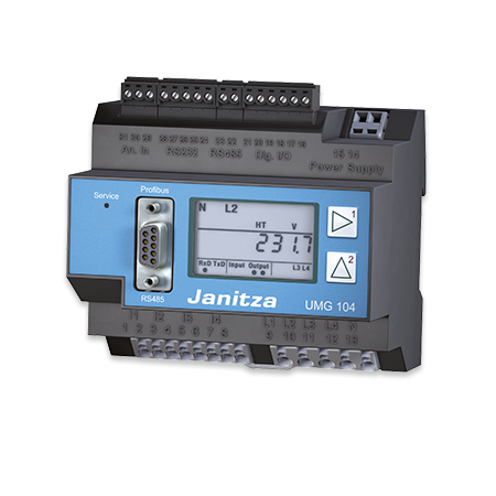 Janitza - Energimätare med minne 104