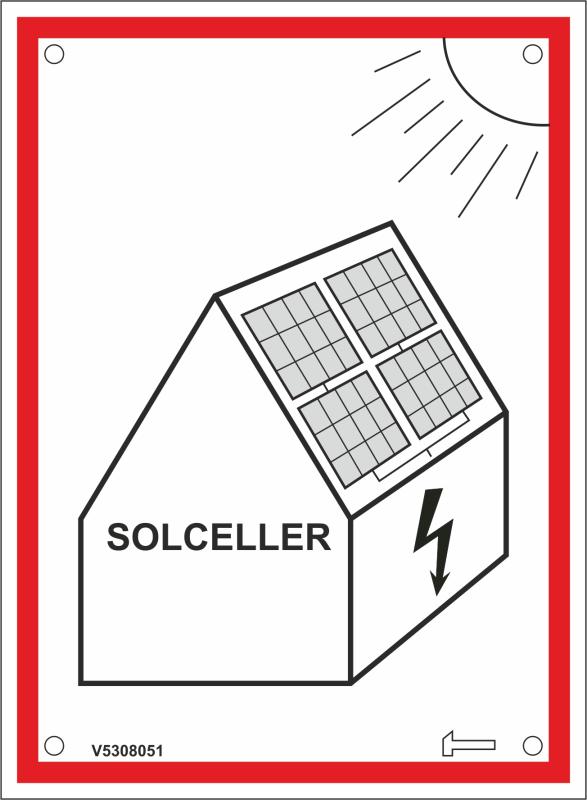 Grundpaket - Varningsskyltar - Solcellsanläggning